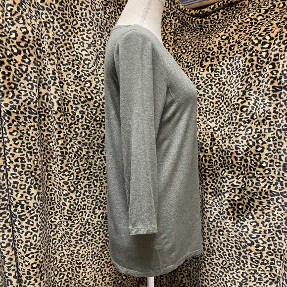 EUC*Jane & Delancy*¾ Sleeves*T-shirt style w/knotted hem - Picture 4 of 4